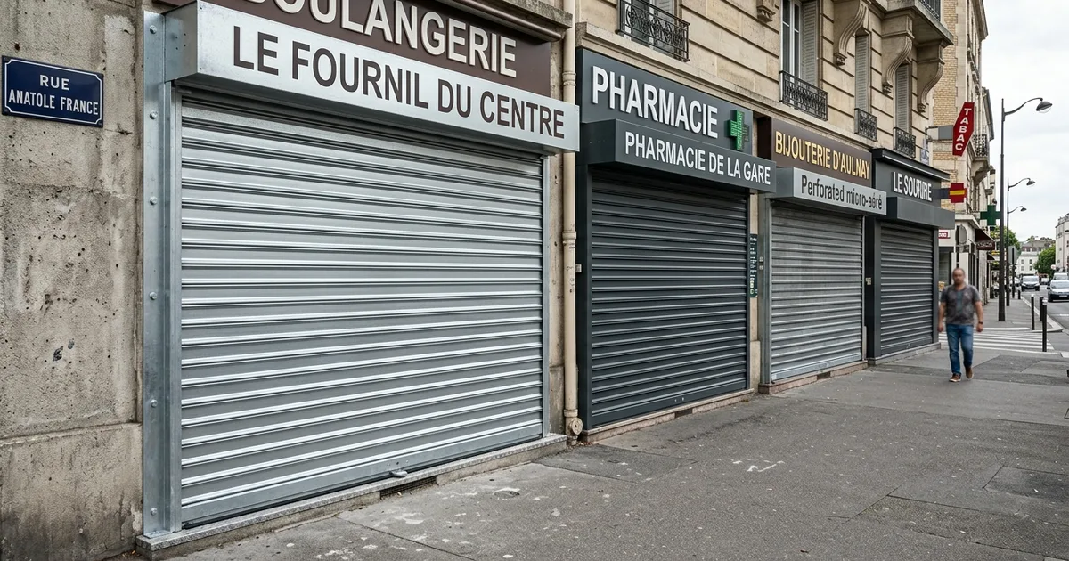 Prix Rideau Métallique Commerce Aulnay-sous-Bois 2026 : Tarifs